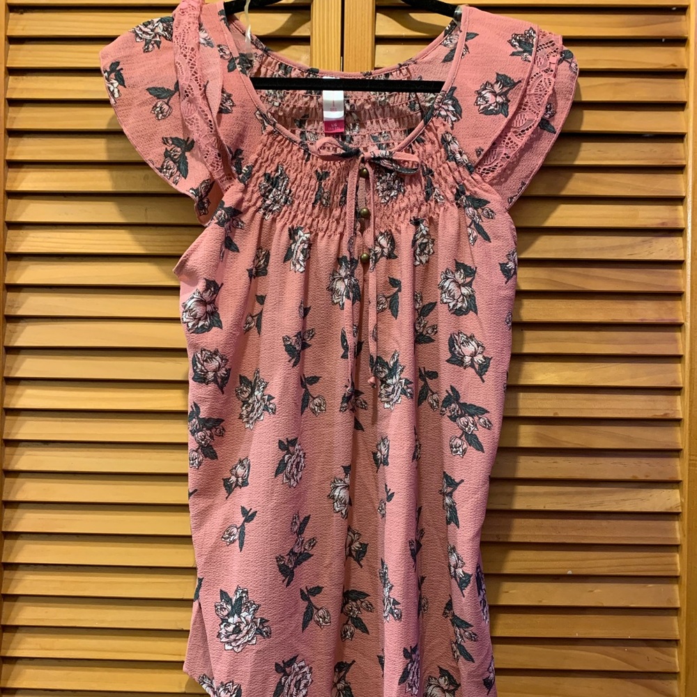 Floral summer blouse
